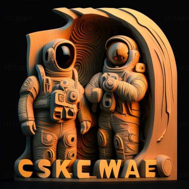 3D model Space Crew 2020 game (STL)